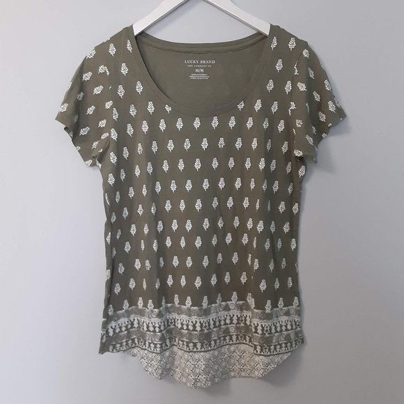 Lucky Brand Tops - LUCKY BRAND | Paisley T-Shirt